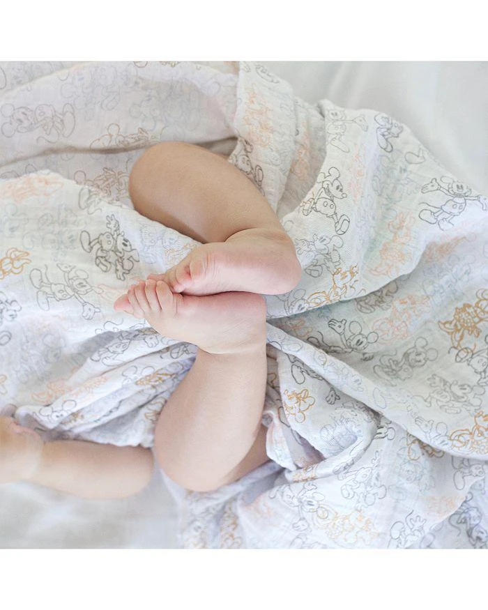 商品aden + anais|Unisex Minnie and Mickey Classic Swaddle Blankets, Pack of 3,价格¥387,第5张图片详细描述
