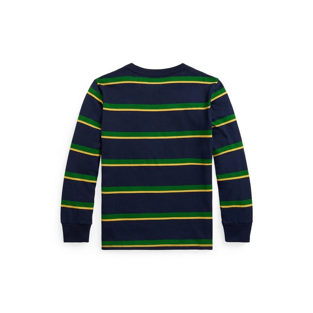 商品Ralph Lauren|Big Boys Striped Long Sleeve T-shirt,价格¥244,第3张图片详细描述