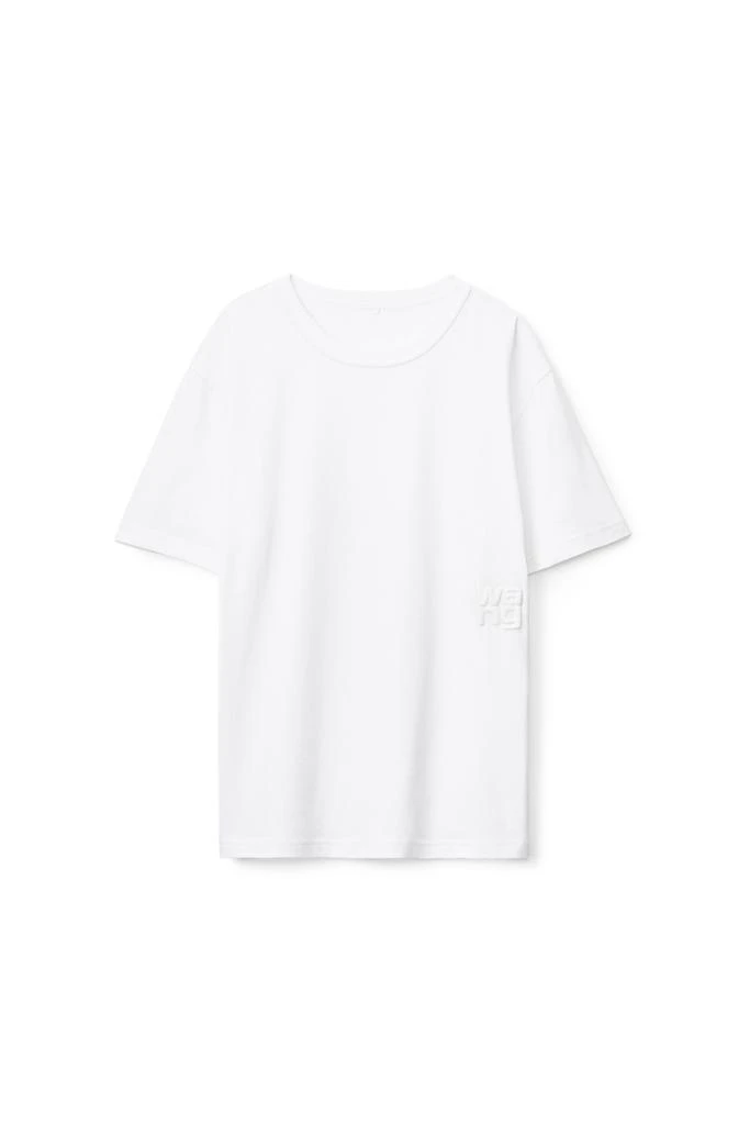 商品Alexander Wang|PUFF LOGO TEE IN COTTON JERSEY,价格¥1231,第1张图片