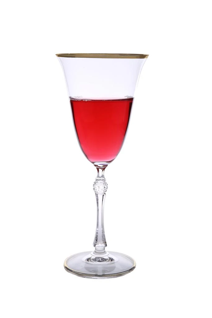 商品Classic Touch Decor|Set of 6 Water Glasses with Simple Gold Design,价格¥532,第1张图片
