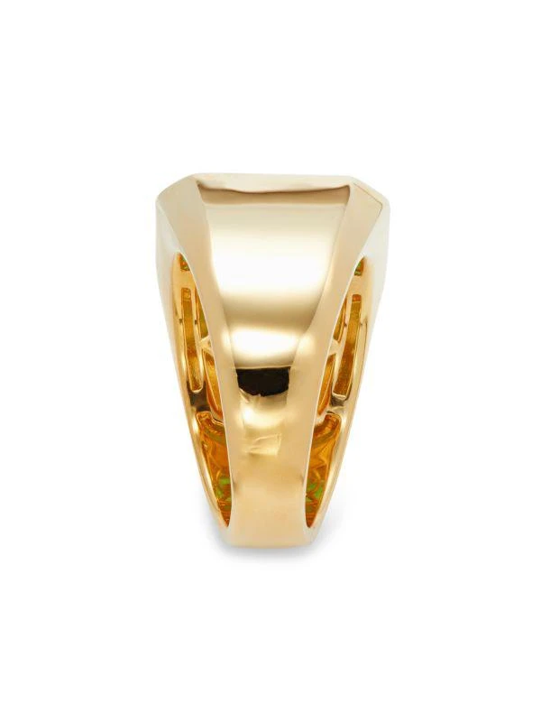 商品Effy|14K Goldplated Sterling Silver & 8.30 TCW Jade Ring,价格¥1162,第4张图片详细描述