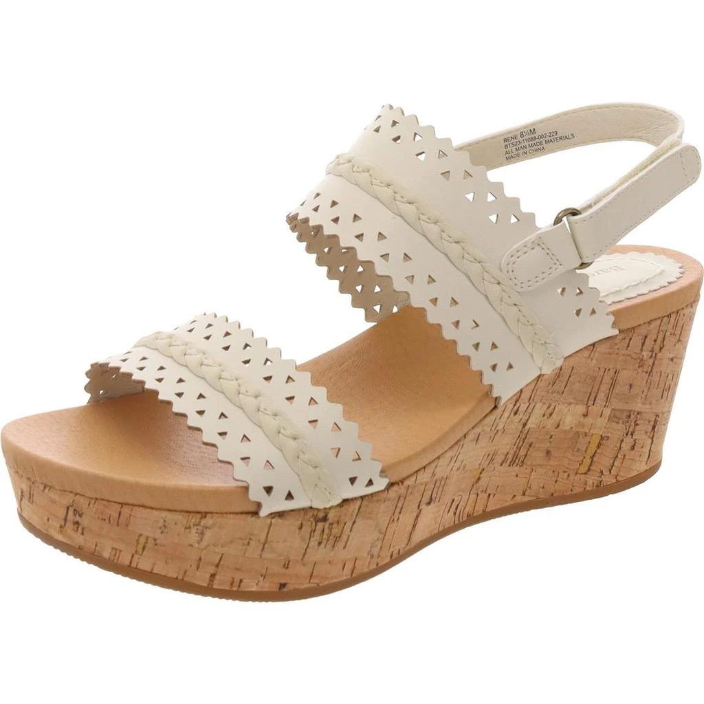 商品Baretraps|Baretraps Womens Rene Cut-Out Leather Slingback Sandals,价格¥258,第1张图片