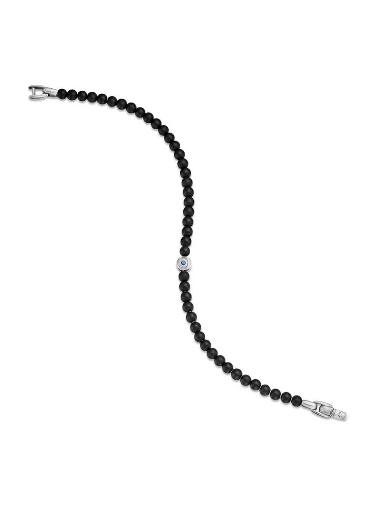 商品David Yurman|Spiritual Beads Evil Eye Bracelet in Sterling Silver,价格¥3185,第5张图片详细描述