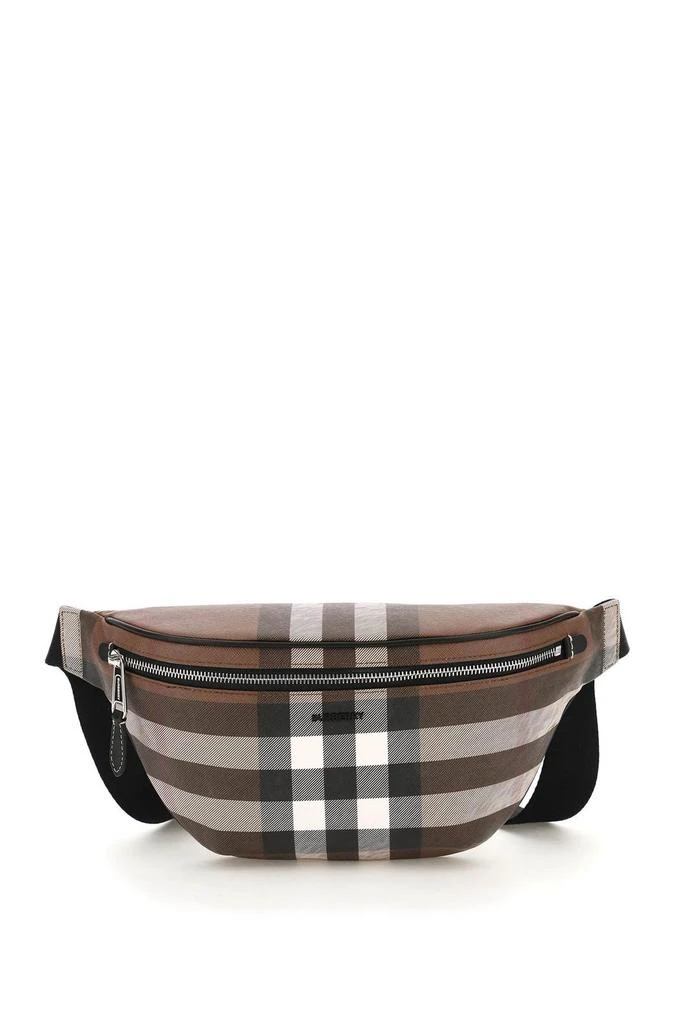 商品Burberry|Burberry Checked Zipped Belt Bag,价格¥5308,第1张图片