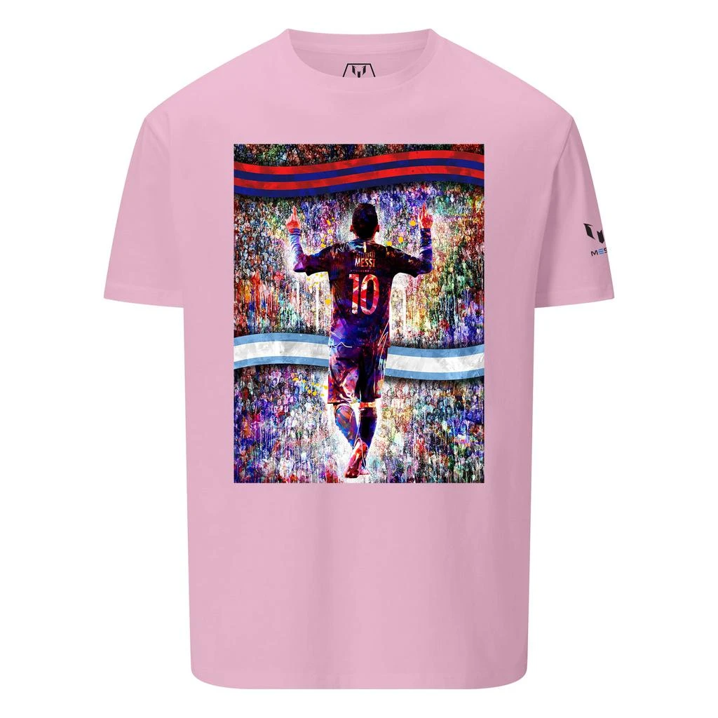 商品Printful|Messi Silhouette Crowd Graphic T-Shirt,价格¥298,第2张图片详细描述