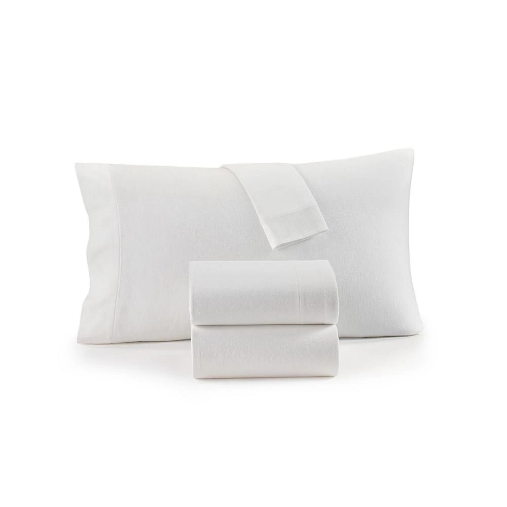 商品Charter Club|Solid Flannel Cotton 4-Pc. Sheet Set, King, Created for Macy's,价格¥1346,第1张图片详细描述