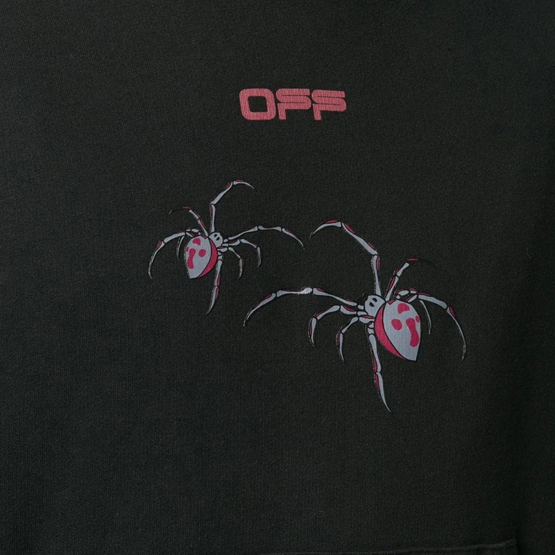 OFF WHITE 男士黑色连帽卫衣 OMBB037S20E30001-1024 商品