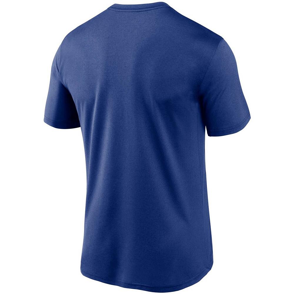 Men's Royal New York Giants Logo Essential Legend Performance T-Shirt商品第3张图片规格展示