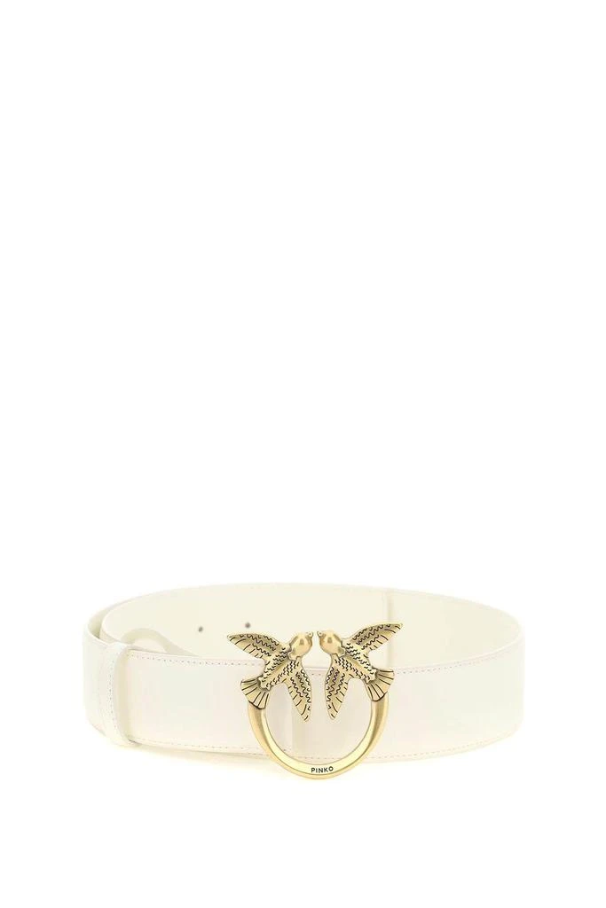 商品PINKO|LOVE BIRDS LEATHER BELT,价格¥355,第1张图片