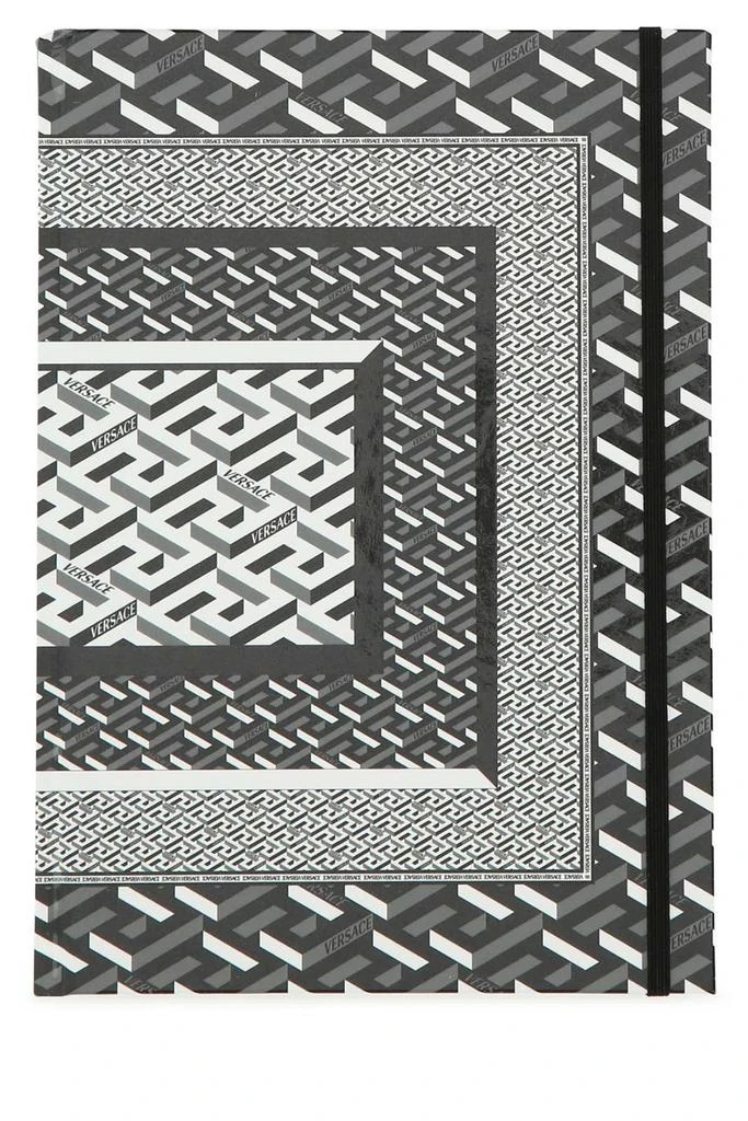 商品Versace|Versace Graphic-Printed Lined Pages Notebook,价格¥491,第1张图片