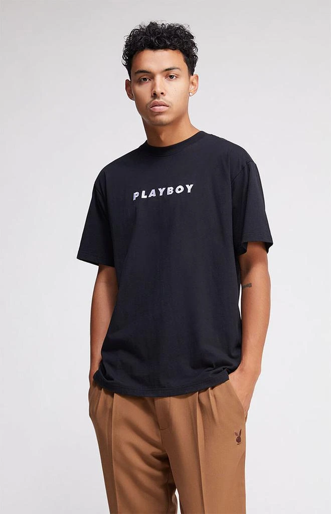 商品Playboy|By PacSun Blackout T-Shirt,价格¥96,第2张图片详细描述