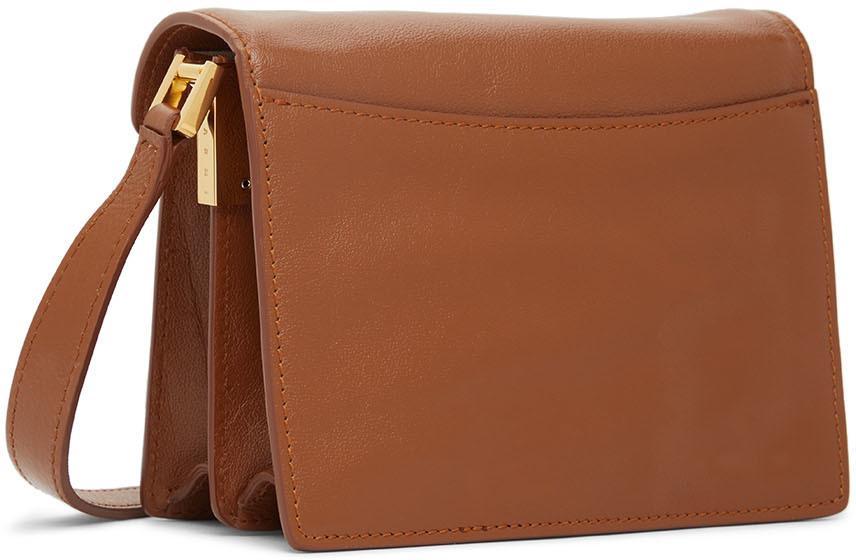 Brown Mini Trunk Shoulder Bag商品第3张图片规格展示