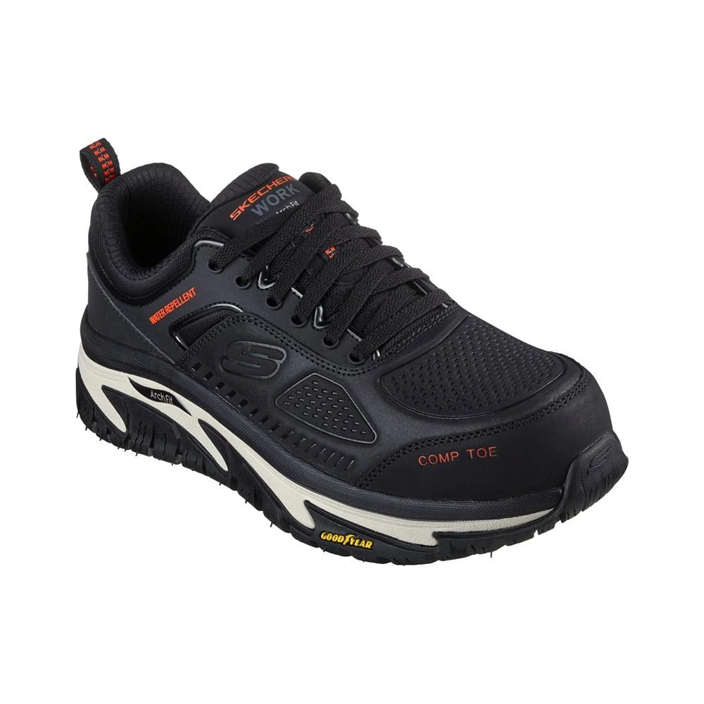 商品SKECHERS|Men's Work- Arch Fit Road Walker - Raylan Work Sneakers from Finish Line,价格¥674,第1张图片