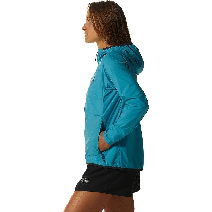 商品Mountain Hardwear|Kor AirShell Wind Hooded Jacket - Women's,价格¥488,第4张图片详细描述