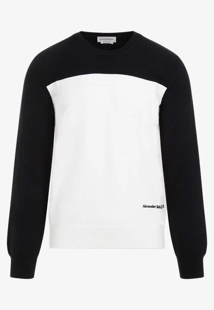 商品Alexander McQueen|Logo-Embroidered Pullover Sweatshirt,价格¥5249,第1张图片