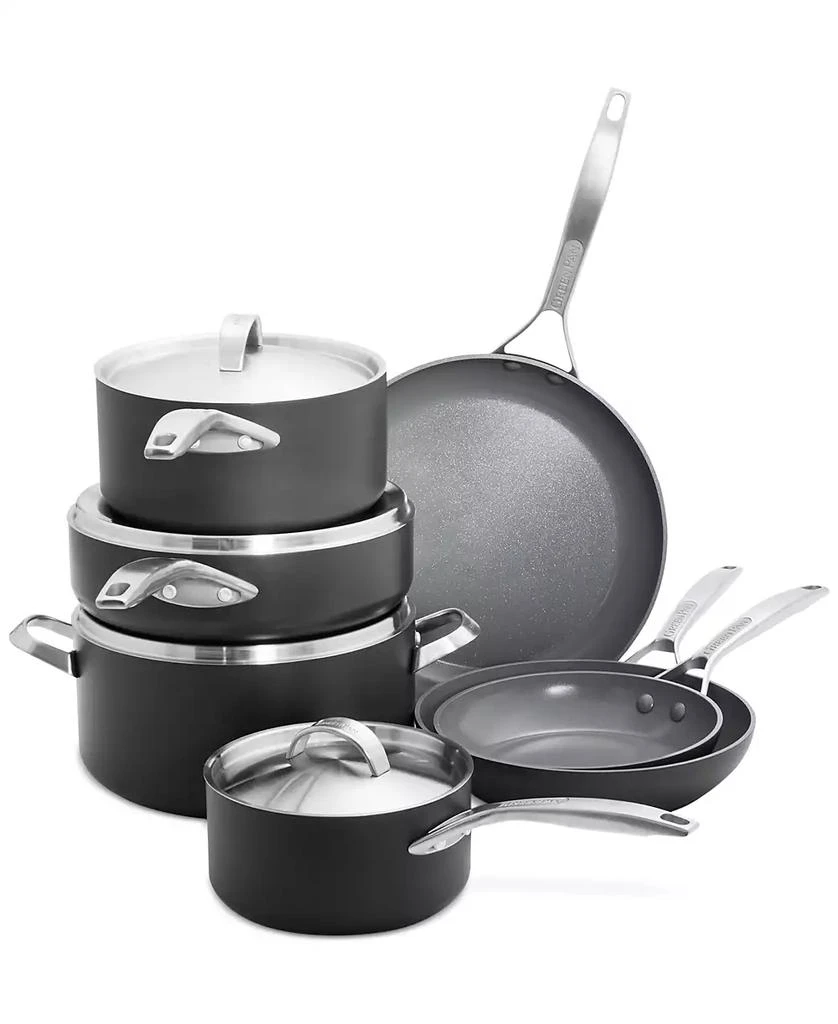 商品Greenpan|Paris Pro 11-Pc. Ceramic Non-Stick Cookware Set,价格¥3331,第2张图片详细描述