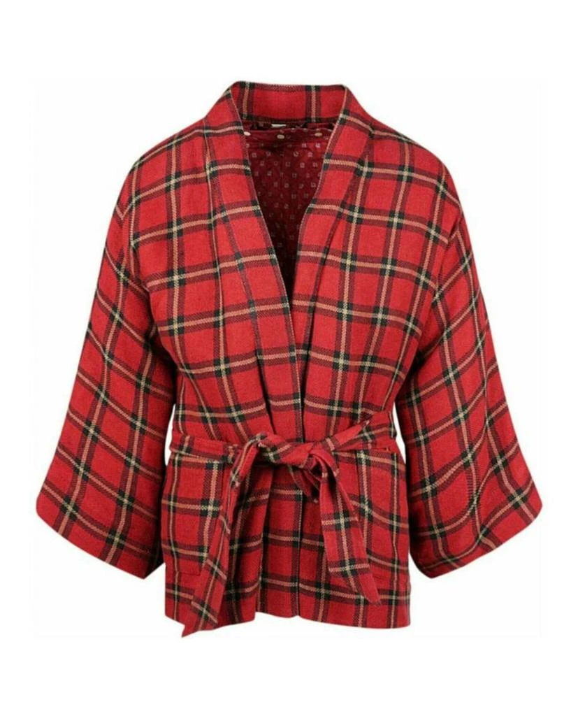 商品Gucci|Checked Kimono Jacket,价格¥11955,第1张图片