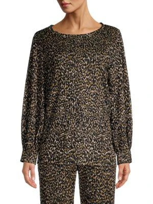 商品Kobi Halperin|Tiana Leopard-Print Top,价格¥339,第1张图片