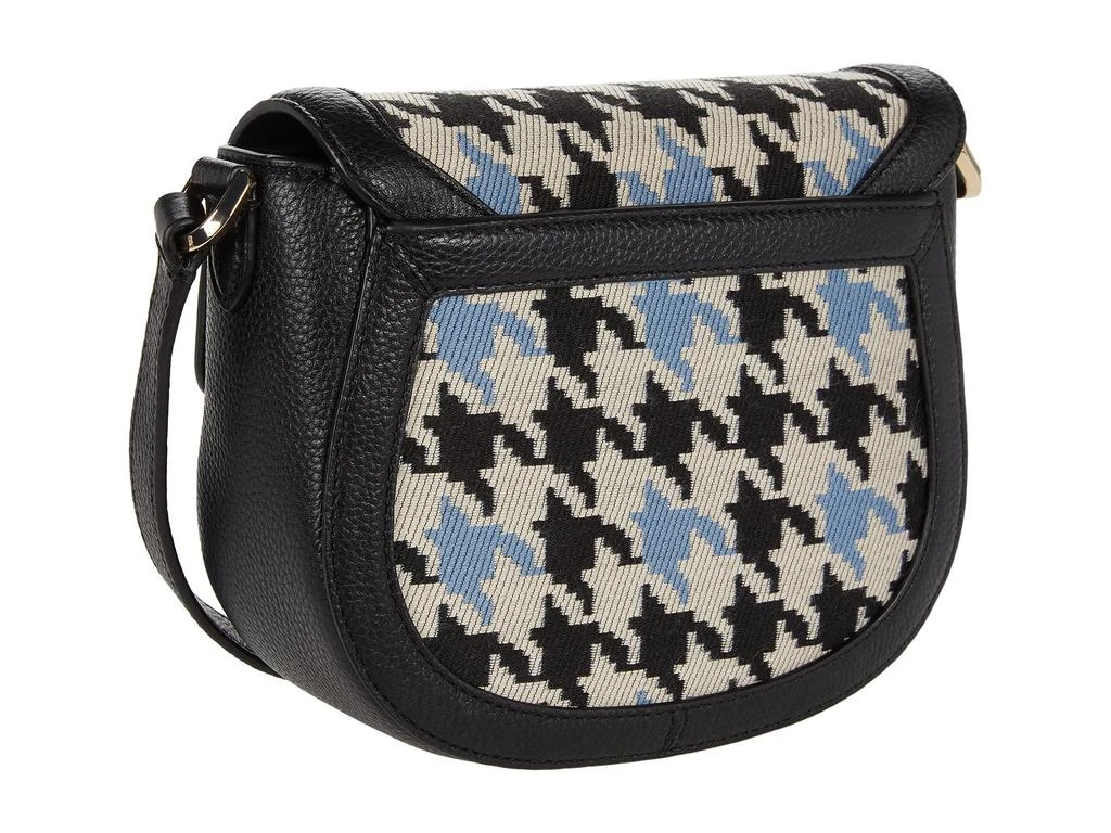 商品Kate Spade|Knott Houndstooth Medium Saddle Bag,价格¥751,第2张图片详细描述