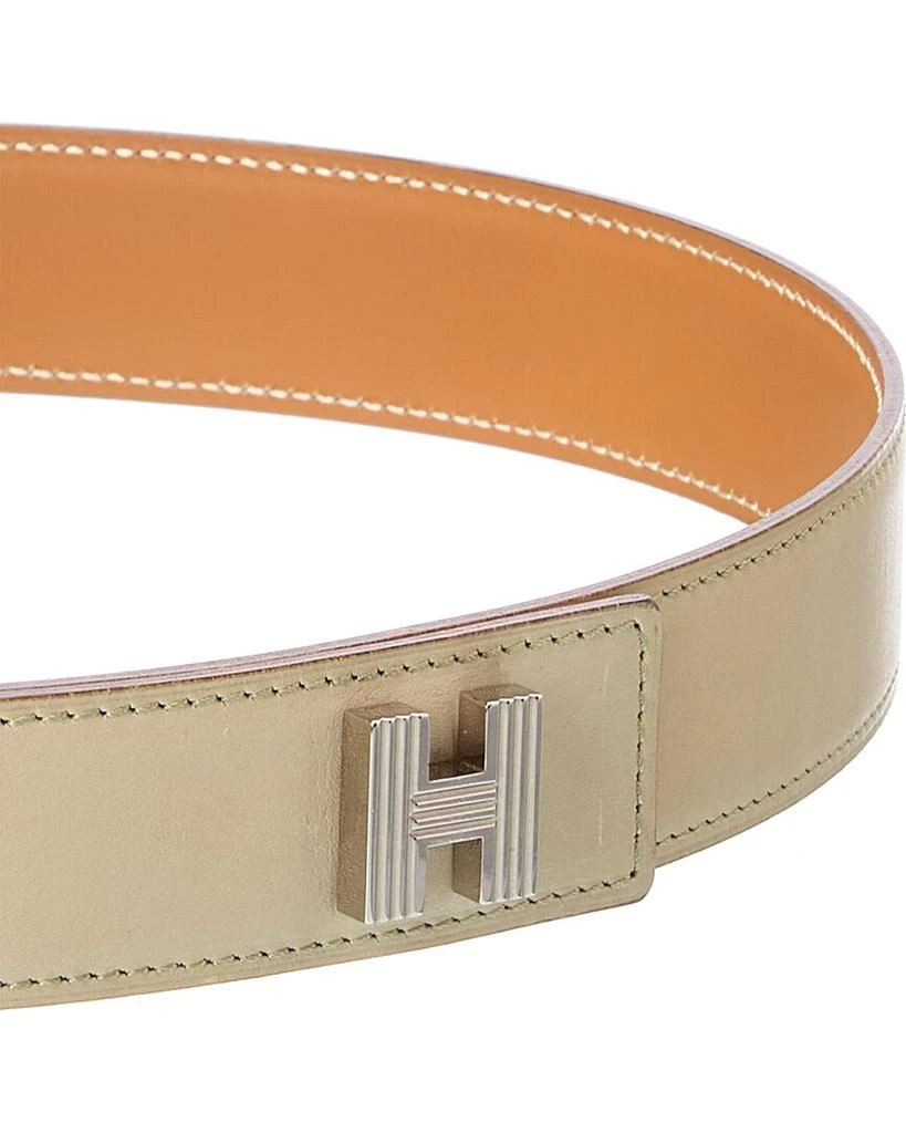 商品[二手商品] Hermes|Hermes Leather Belt (Authentic Pre-Owned),价格¥5703,第2张图片详细描述