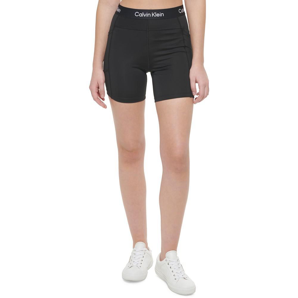 Women's Logo-Graphic Pull-On Biker Shorts商品第1张图片规格展示