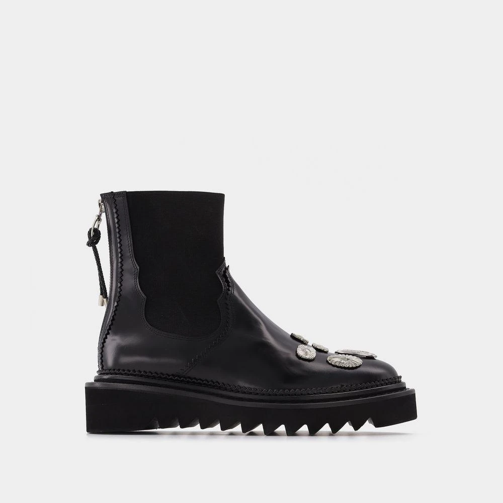 商品Toga Pulla|Black Leather Boots,价格¥3712,第1张图片