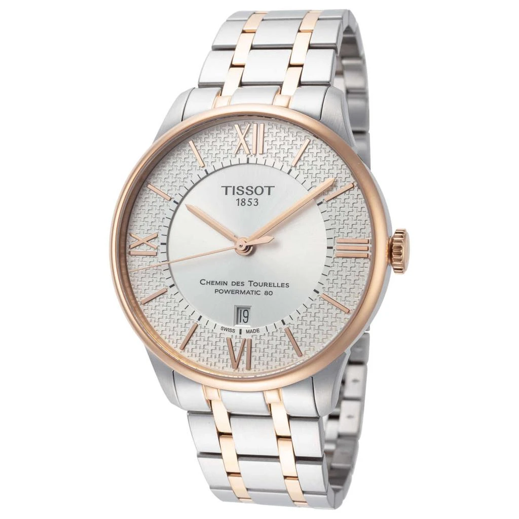 商品Tissot|杜鲁尔系列 男士机械腕表 80小时动力储备 T0994072203801,价格¥2238,第1张图片