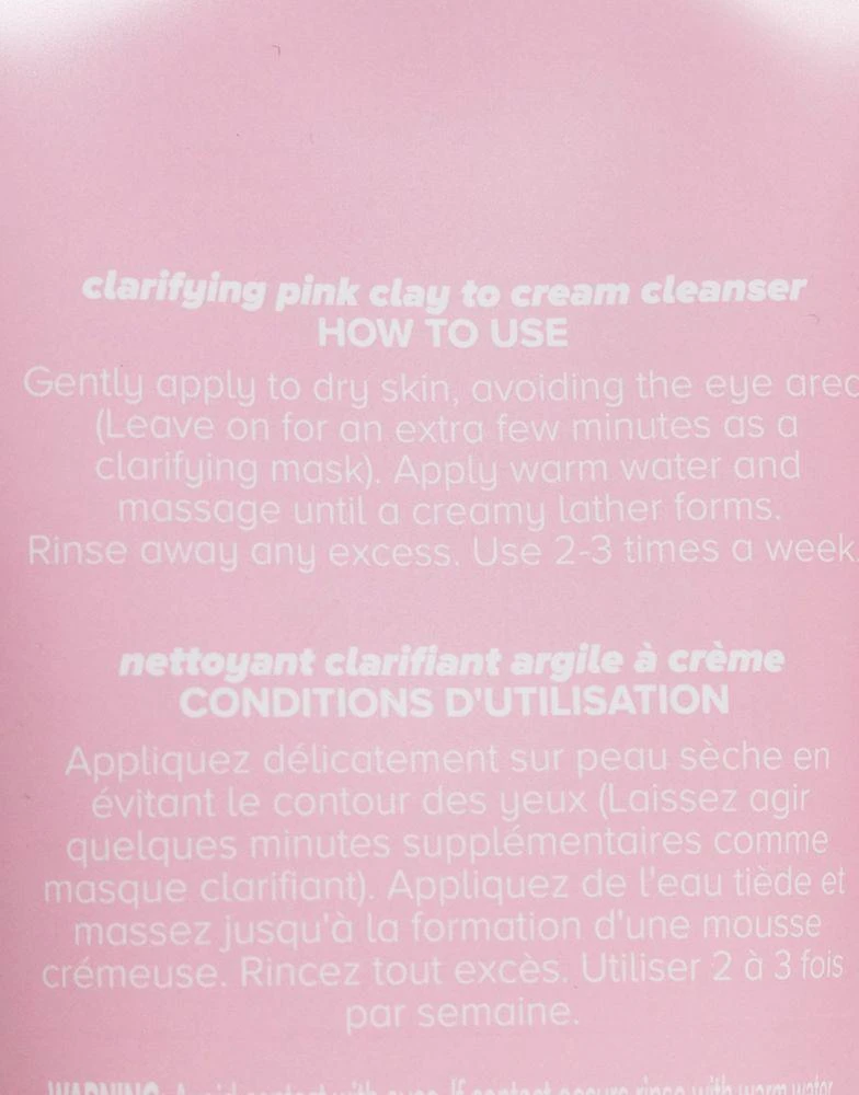 商品Skin Proud|Skin Proud Wonder Clay Clarifying Pink Clay Cream Cleanser 75ml,价格¥104,第2张图片详细描述