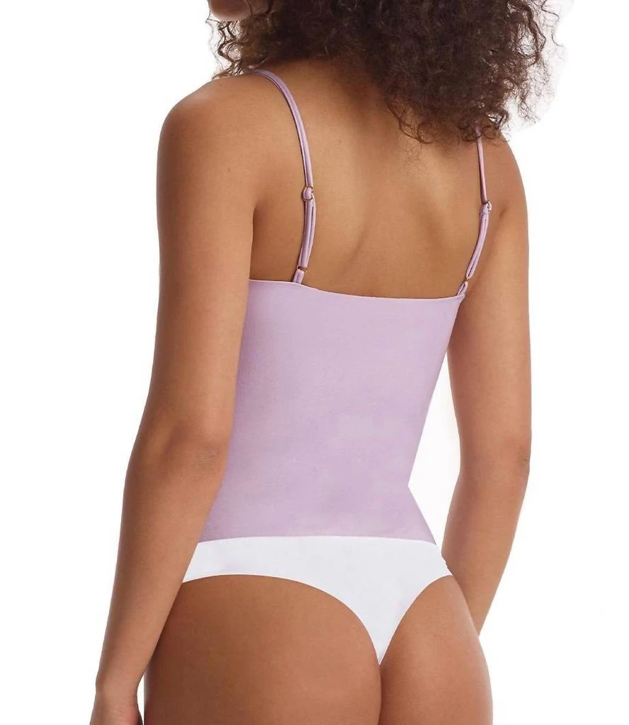 商品Commando|Faux Leather Cami Bodysuit In Lavender,价格¥1078,第2张图片详细描述