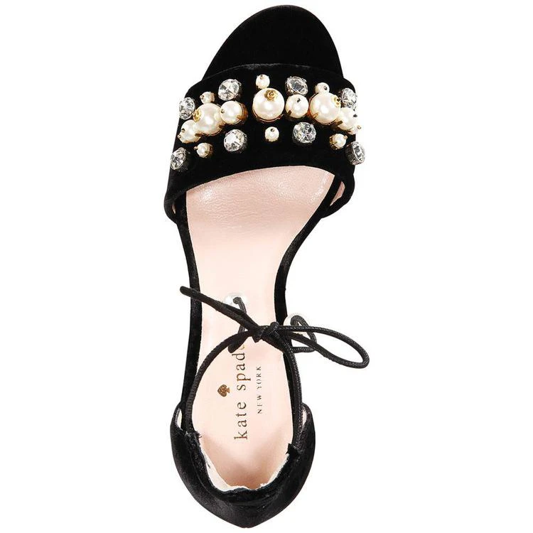 Iverna Pearl-Studded Open-Toe Pumps 商品