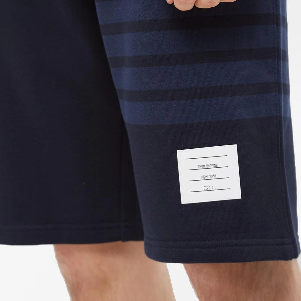 商品Thom Browne|Thom Browne Tonal 4 Bar Sweat Shorts,价格¥1872,第5张图片详细描述