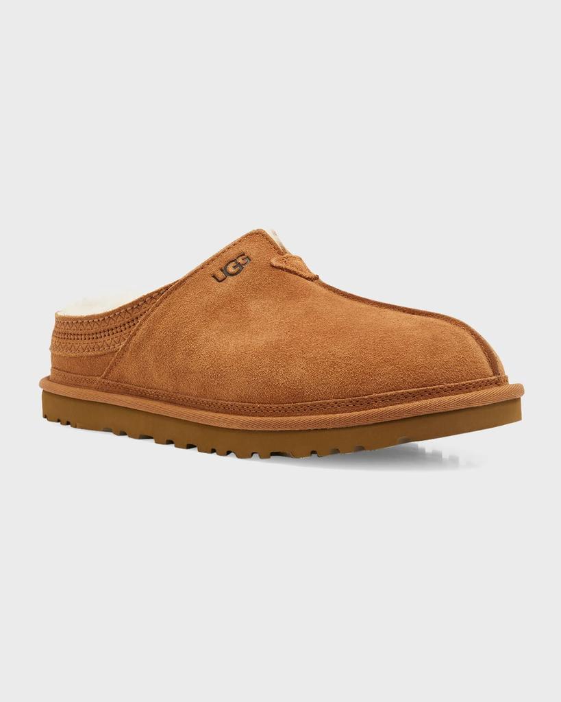 商品UGG|Men's Neuman Shearling-Lined Suede Slippers,价格¥859,第5张图片详细描述