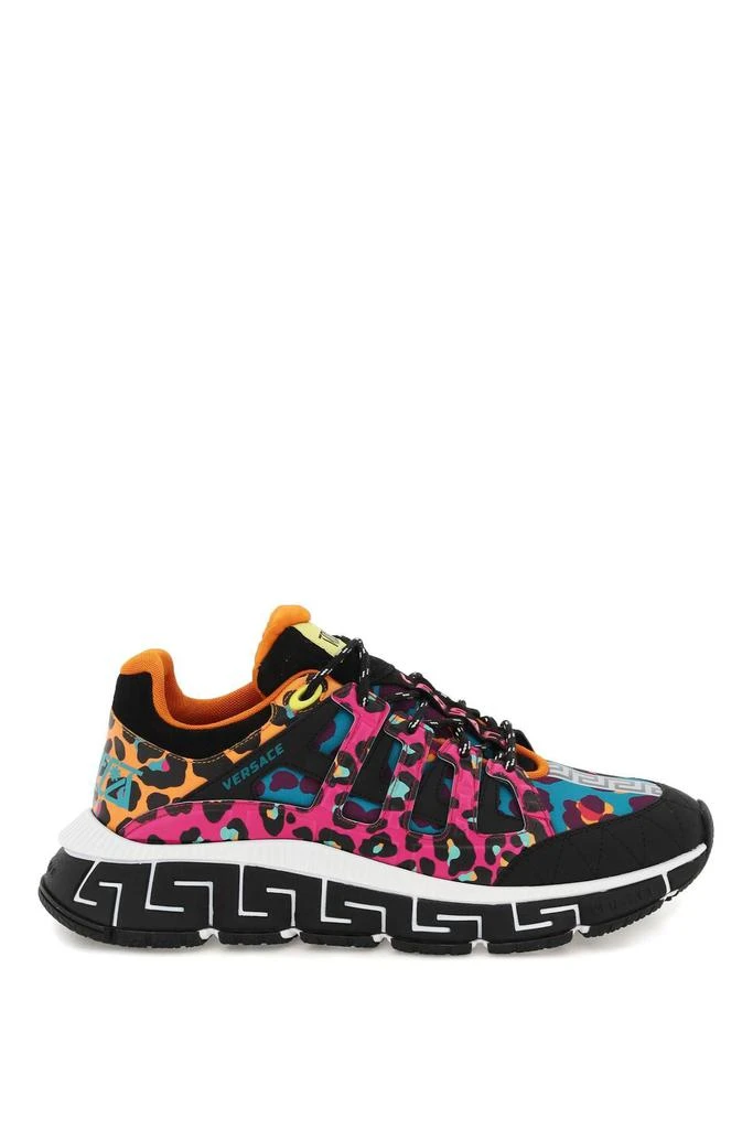 商品Versace|LEOPARD PRINT TRIGRECA SNEAKERS,价格¥4096,第1张图片