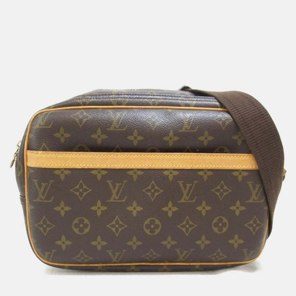 商品[二手商品] Louis Vuitton|Louis Vuitton Brown Canvas Monogram Reporter PM  Crossbody Bag,价格¥6923,第1张图片