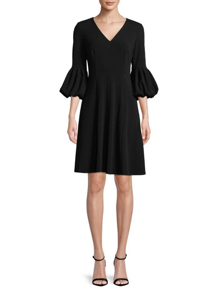 商品Calvin Klein|Bell-Sleeve Mini Dress,价格¥515,第1张图片