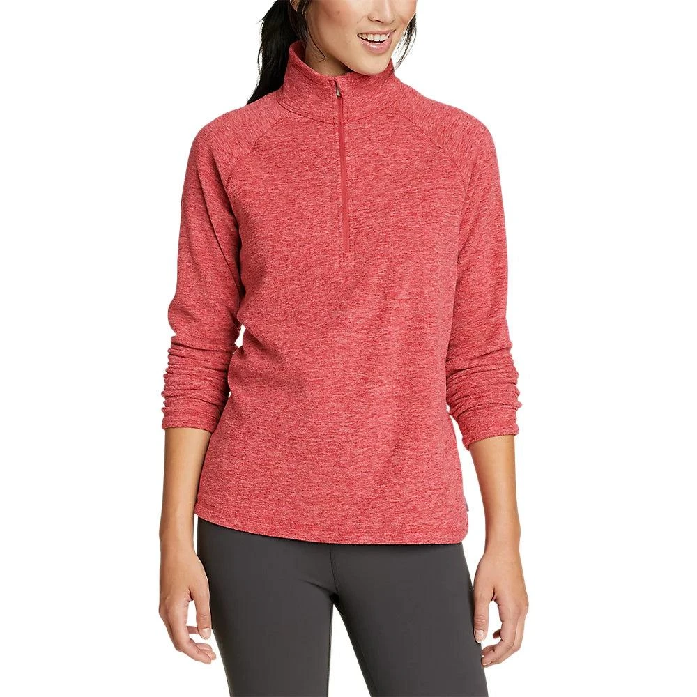 商品Eddie Bauer|Women's Fast Fleece Raglan-Sleeve 1/4-Zip - Solid,价格¥265,第3张图片详细描述