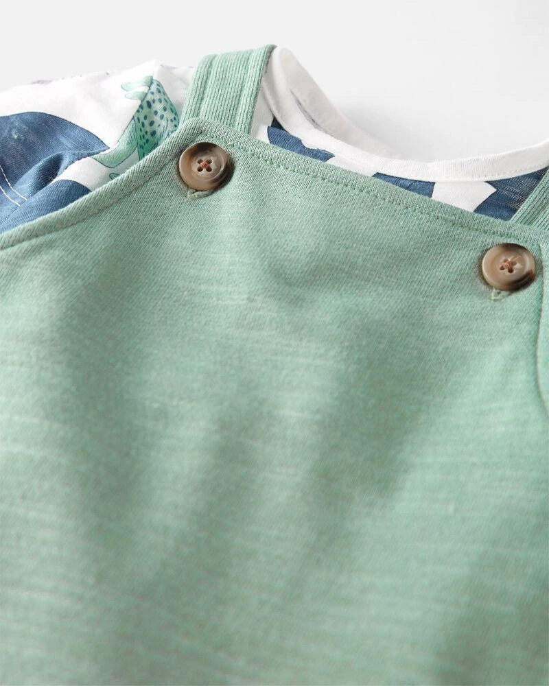 2-Piece Organic Cotton Shortall Set 商品