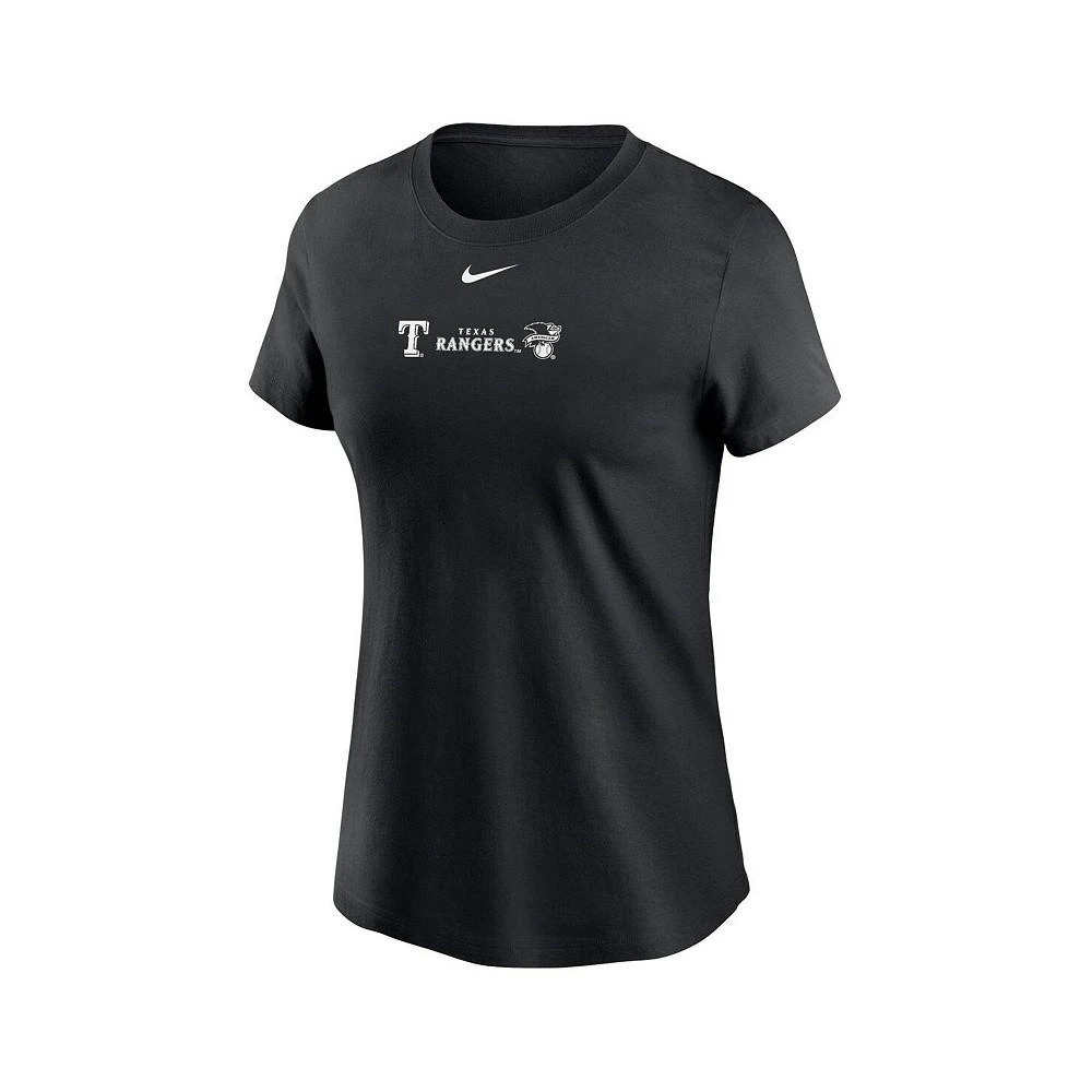 商品NIKE|Women's Black Texas Rangers Over Shoulder T-shirt,价格¥302,第3张图片详细描述