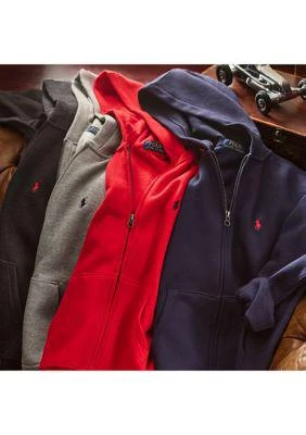 商品Ralph Lauren|Lauren Childrenswear Boys 2 7 Cotton Blend Fleece Hoodie,价格¥452,第5张图片详细描述