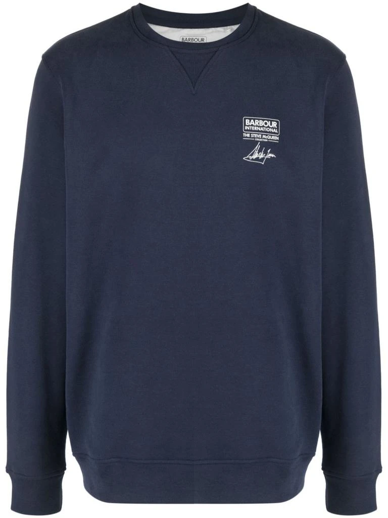 商品Barbour|WATCH LOGO COTTON SWEATSHIRT,价格¥1060,第1张图片