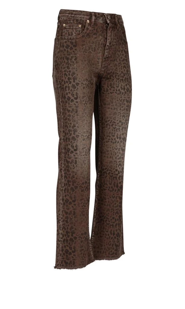 商品Golden Goose|Golden Goose Deluxe Brand Leopard Printed Flared Jeans,价格¥1915,第2张图片详细描述