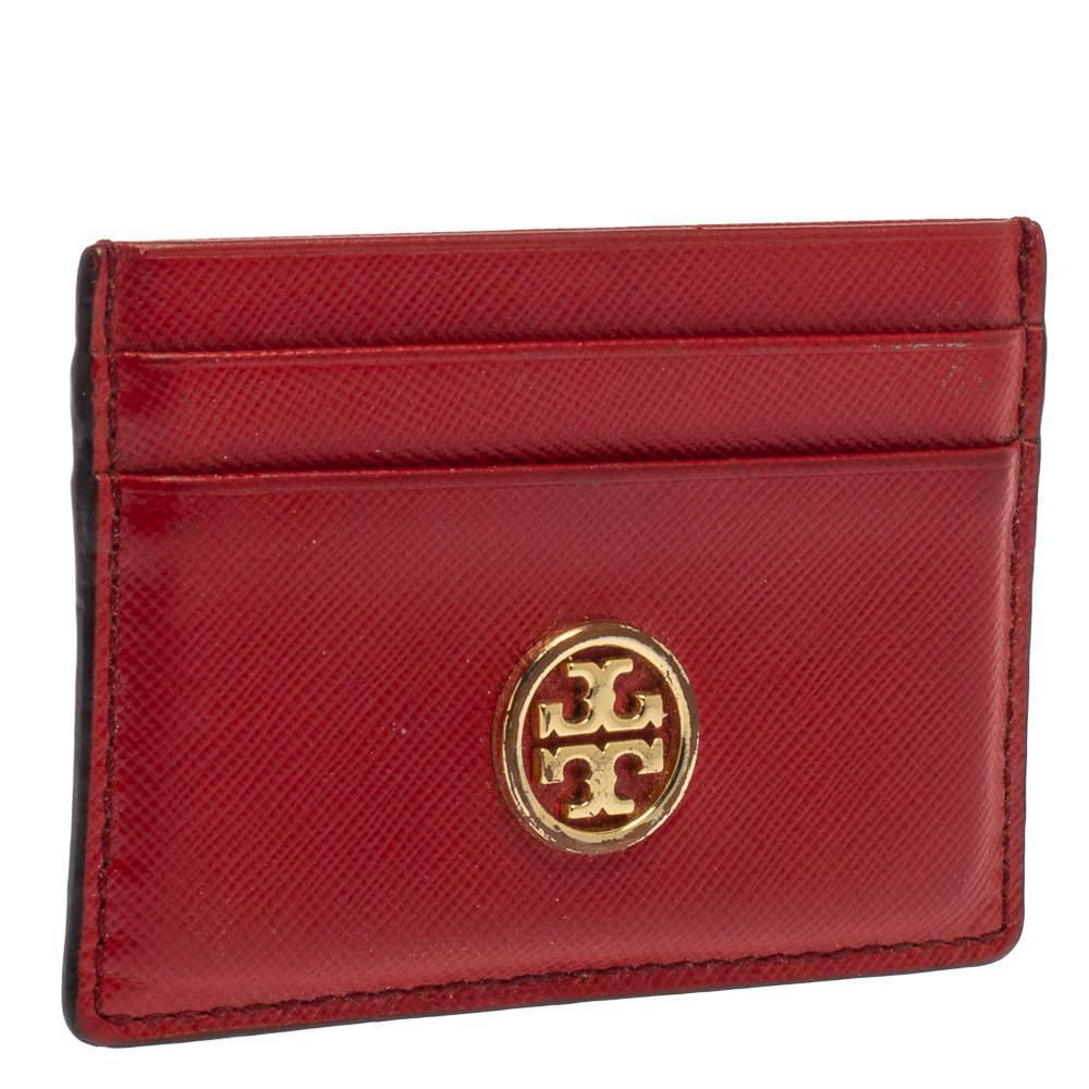 商品[二手商品] Tory Burch|Tory Burch Red Leather Robinson Card Holder,价格¥735,第5张图片详细描述