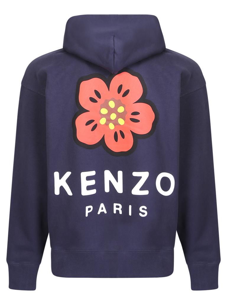 Kenzo Sweatshirt With Boke Flower Print Blue商品第2张图片规格展示