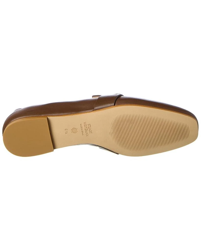 商品Stuart Weitzman|Stuart Weitzman Wylie Leather Star Loafer,价格¥1181,第4张图片详细描述