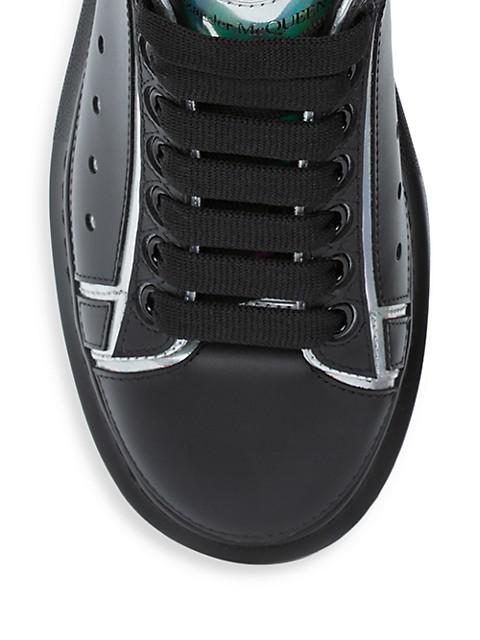 Leather Oversized Sneakers商品第4张图片规格展示