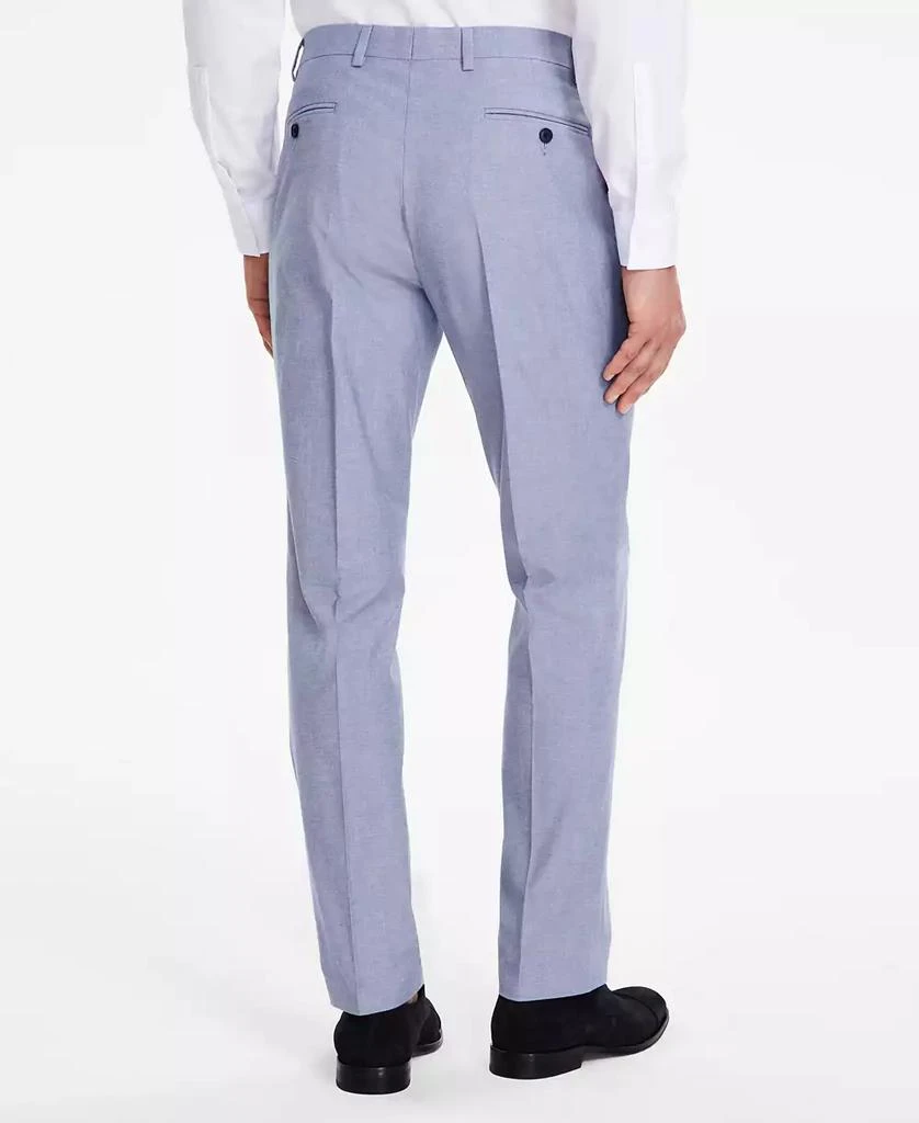 商品Tommy Hilfiger|Men's Modern-Fit TH Flex Stretch Chambray Suit Separate Pants,价格¥154,第3张图片详细描述