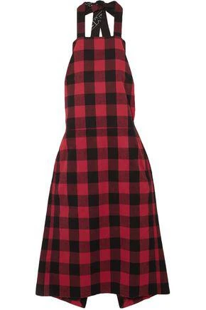 商品Vetements|Checked cotton-flannel dress,价格¥2910,第1张图片