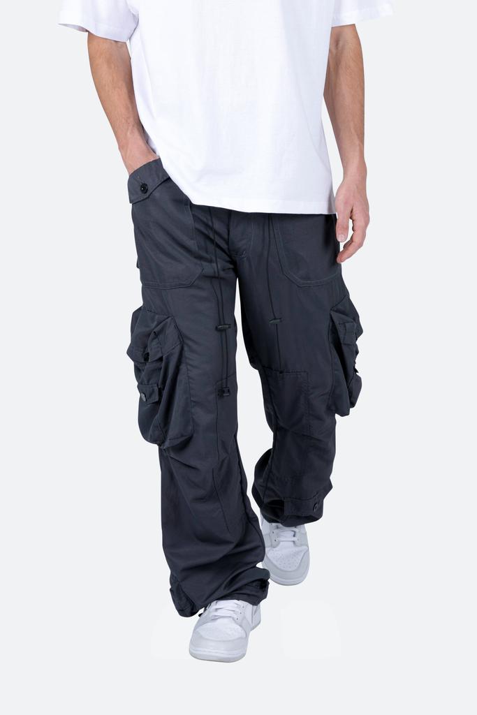 MNML]Lightweight Cinch Cargo Pants - Faded Black 100% 棉价格¥477