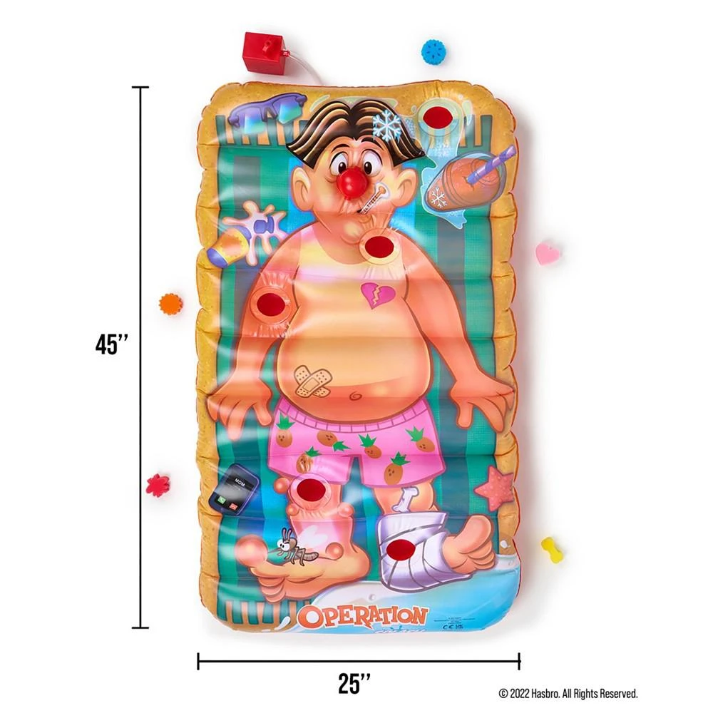 商品Hasbro|Operation Splash Game by WowWee  Backyard Sprinkler Mat Kids Game with 5 Foam Elements  Ages 4 And Up,价格¥75,第3张图片详细描述
