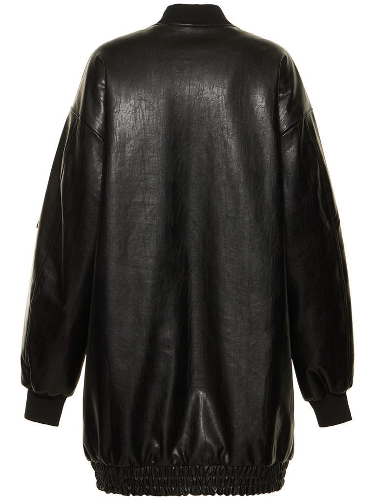 商品The Frankie Shop|Jesse Faux Leather Long Jacket,价格¥3643,第7张图片详细描述